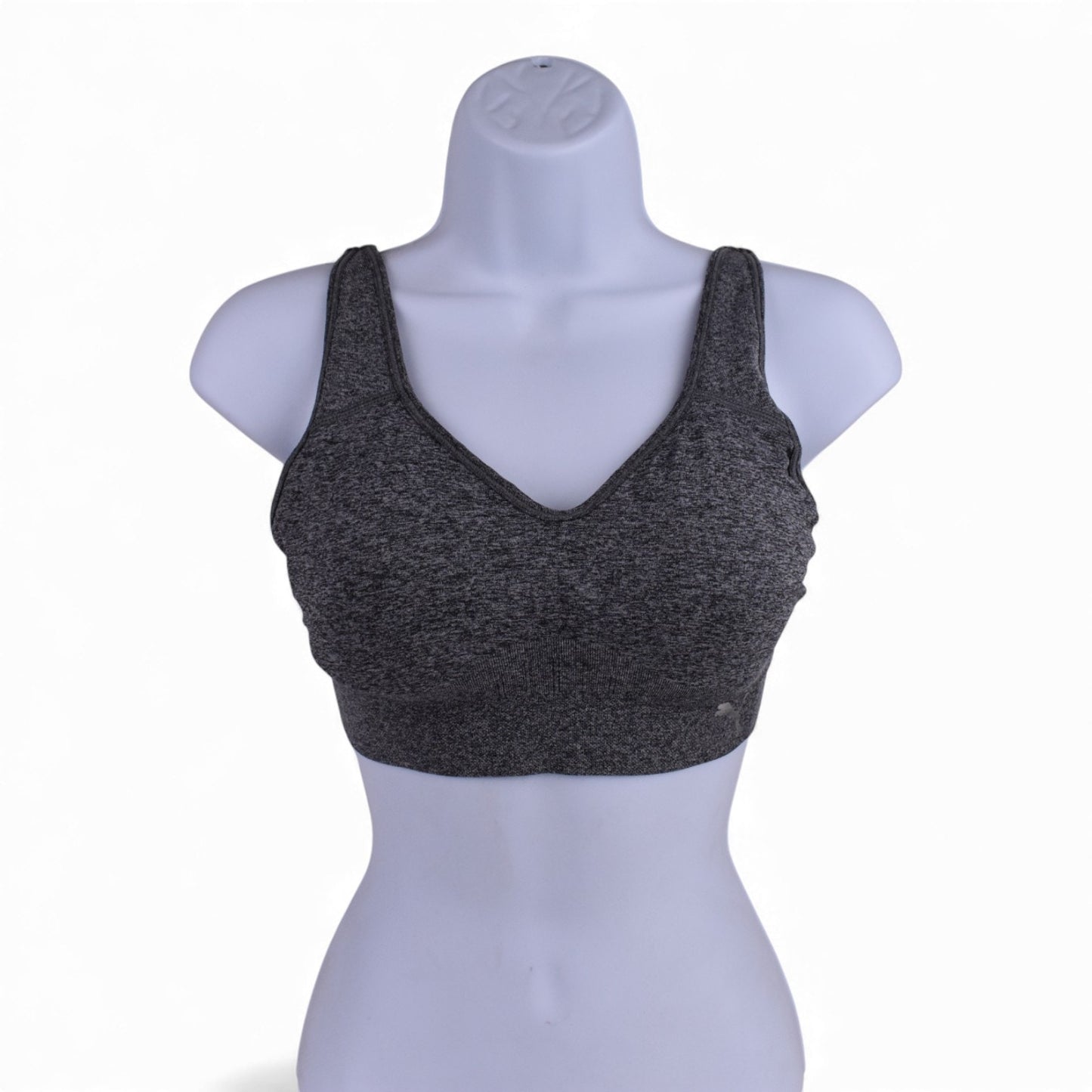 Puma Seamless Sports Bra – 2 Pack - Black & Gray (Open Box)
