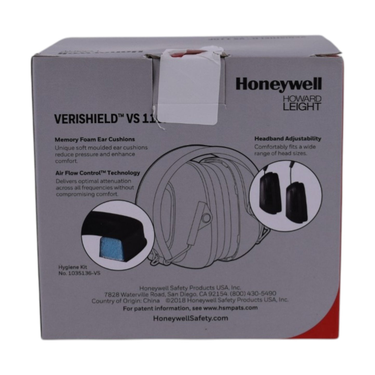 Honeywell Howard Leight VeriShield VS110F Compact Folding Earmuffs – NRR 24 (Black)