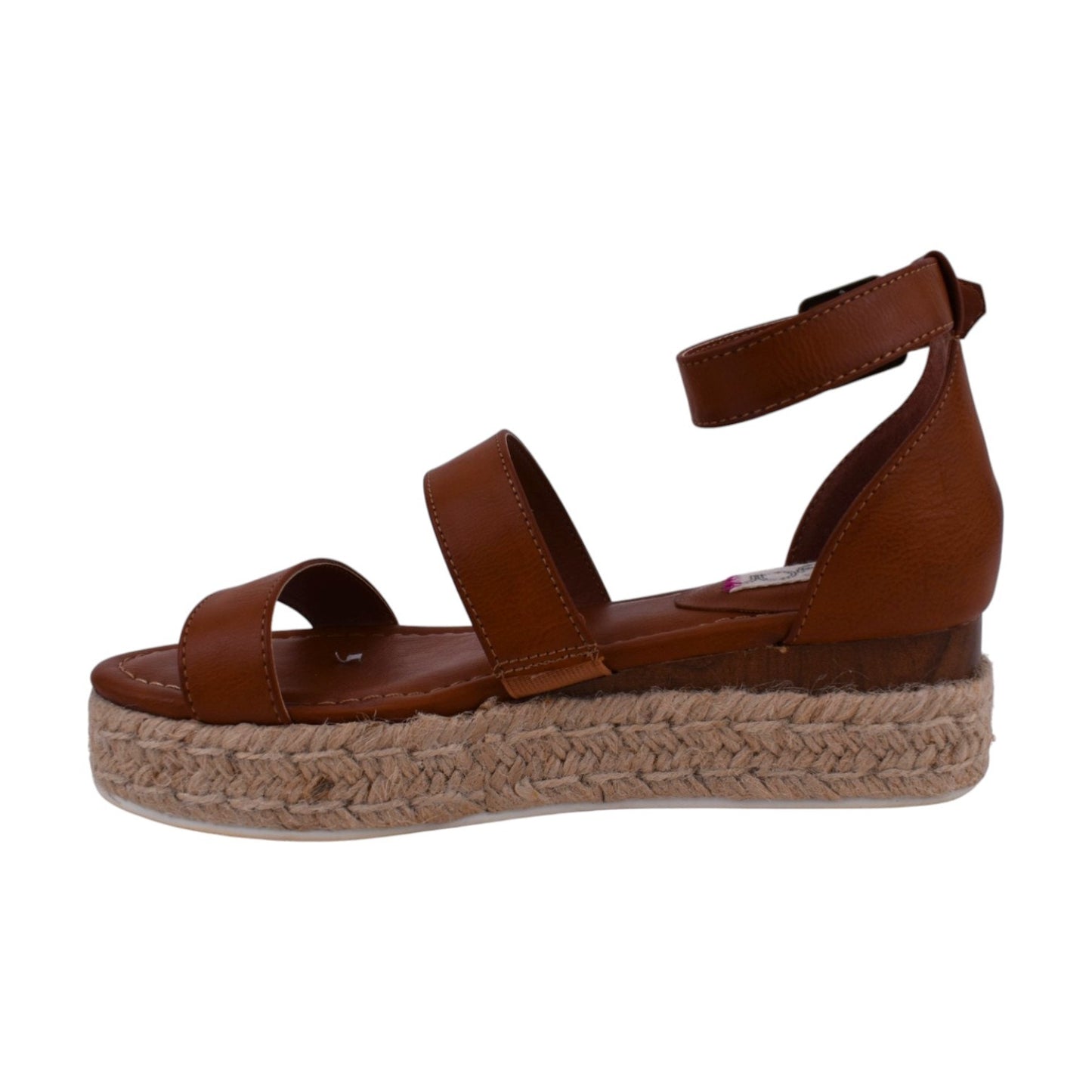 Sugar Tahini Platform Sandals – Cognac Brown – Women’s Size 6.5