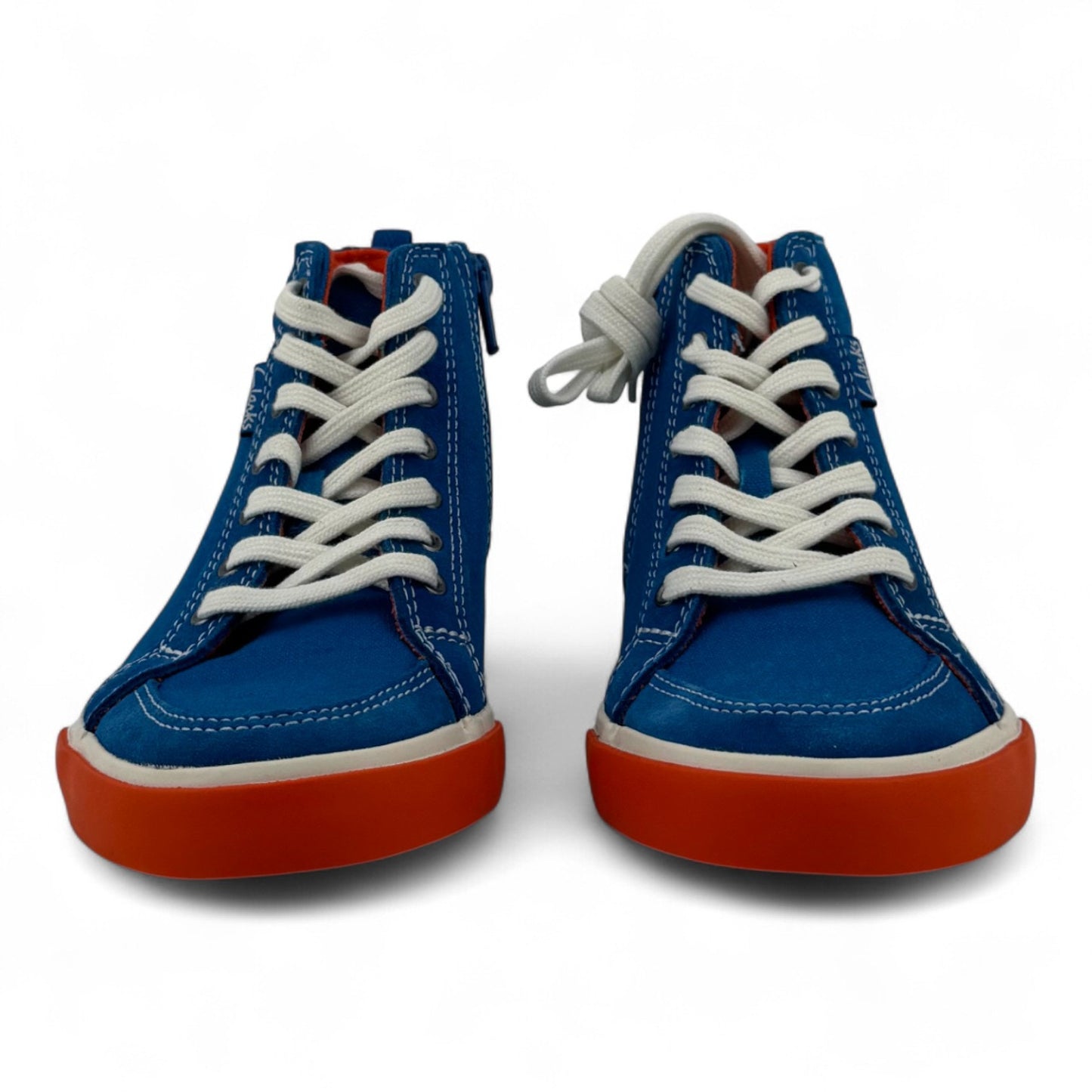 Clarks Club Pop JNR Sneakers – Blue & Orange