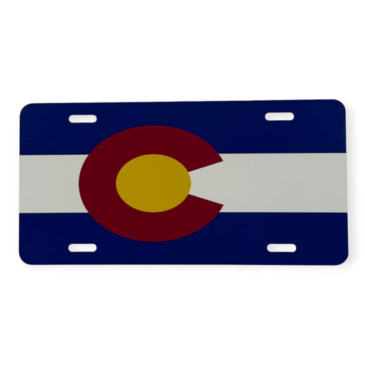 Colorado State Flag Vanity Plate