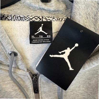 Jordan Full-Zip Hoodie – Heather Gray (Men’s XL)
