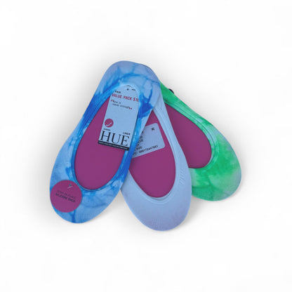Tie Dyed Hidden Liner Socks - 3 Pack