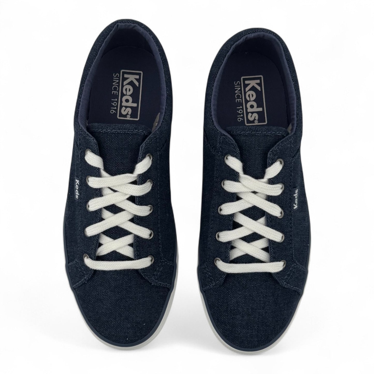 Keds Maven Brush Woven Sneakers – Navy Blue