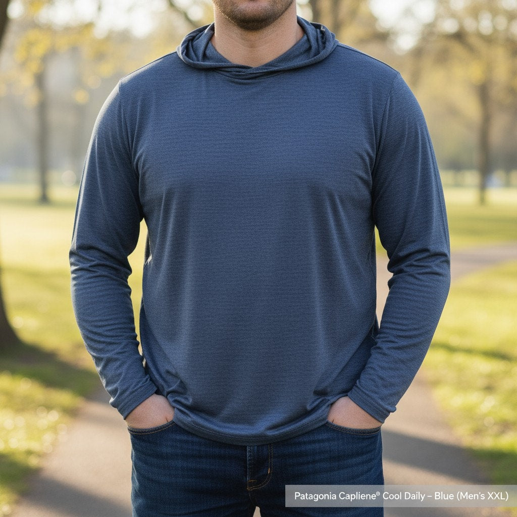 Patagonia Capilene® Cool Daily Hoody – Blue (Men’s XXL)