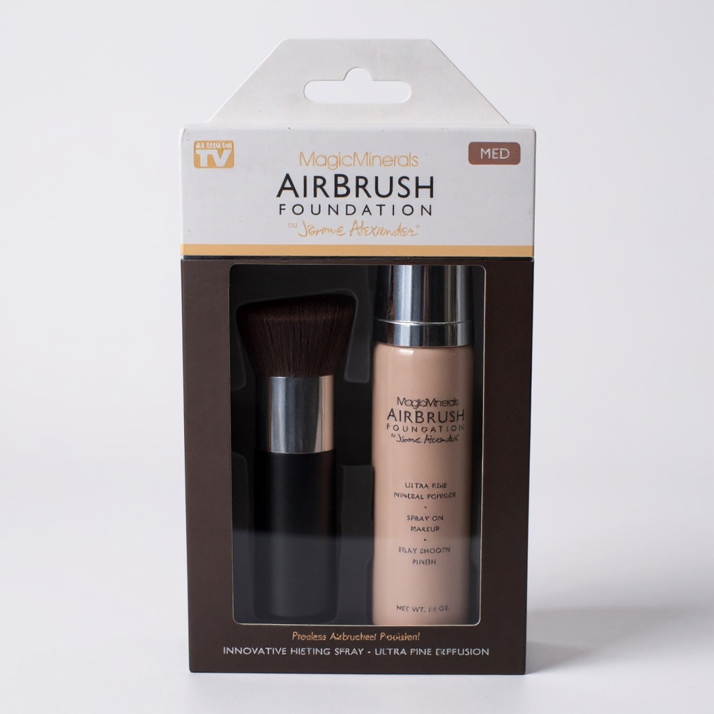 MagicMinerals Airbrush Foundation Kit – Spray-On Mineral Makeup + Brush