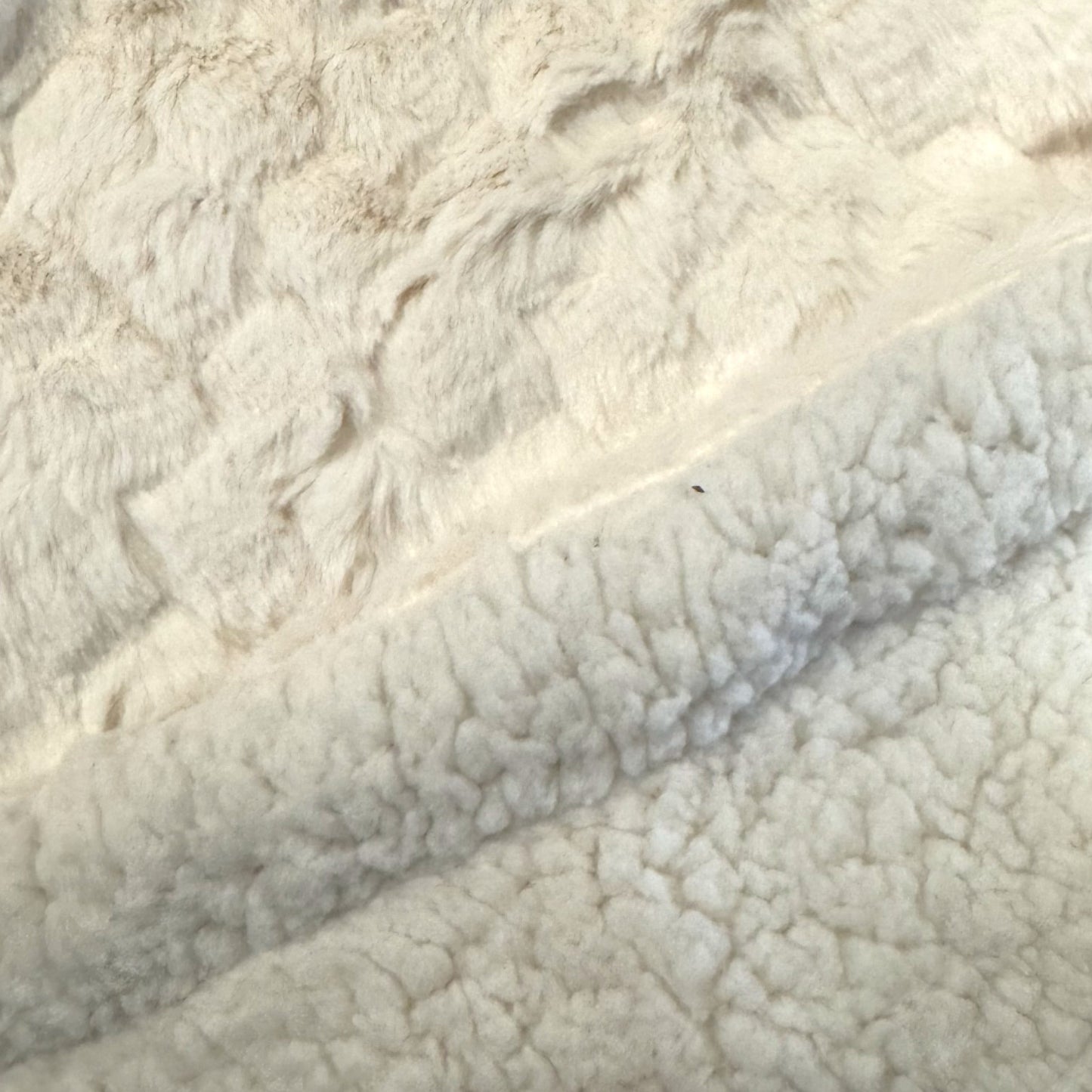 Luxury Concepts Embossed Faux Fur Sherpa Throw