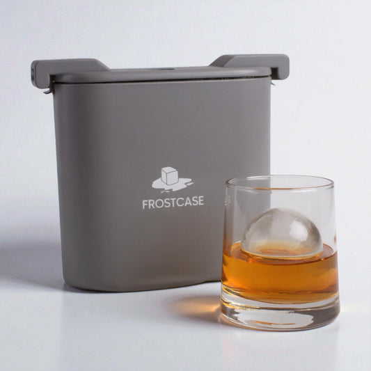 FrostCase Clear Ice Ball Maker – Silicone Mold for Perfect Spheres