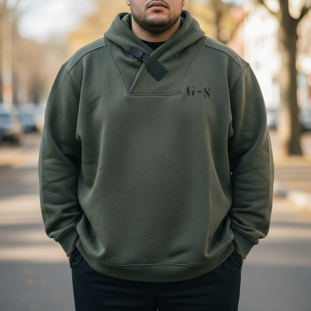 G-Star RAW Cargo Line Hoodie – Olive Green (Men’s XXXL)